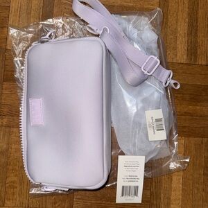 Dagne Dover Nora Shoulder Bag in Washed Lilac Crossbody Bag